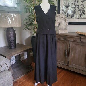 Tahari black dress size M NWOT